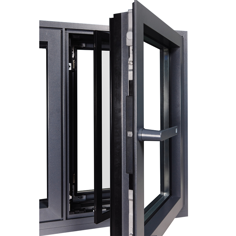 Low Energy Consumption Inward Opening Window Screen Integrated System GU02-100